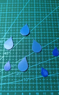 Wassertropfen Clipart / Water drop clip art