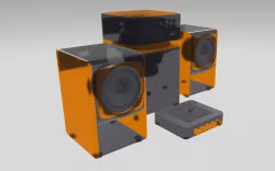 2.1 Sub Speakers and AMP