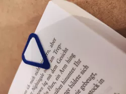 3D printed bookmark