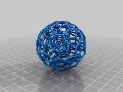 3D projection of 120-cell