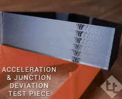 Acceleration/ junction deviation test piece