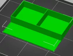Adapter for cassette tape rack to display model cars