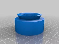 Adapter to mount Vanox darkfield condenser onto BH2 microscope