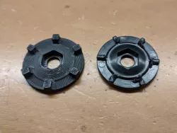 Airsoft padwheel replacement part for rotary hand-operated BB loader (Odin?)