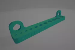 Allen Key Holder to Grid Wall Hooks