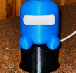 Among Us AirPod Case with Ring and Base