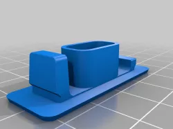 Apple IIe port covers, thicker for FFF printers