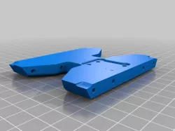 Axial Capra skid plate for 3 gear transmission