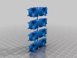 B-Train Shorty chassis for KATO bogie X 4