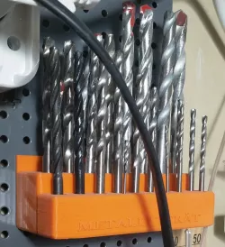 Biltema Pegboard Drill Bit Holder