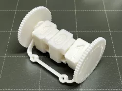 Binary wheel counter