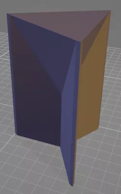 blank D4 with supports