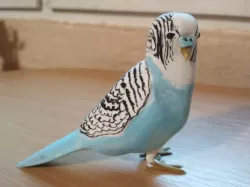 Budgie sculpture