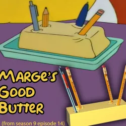 Butter Pen Holder (from The Simpsons)