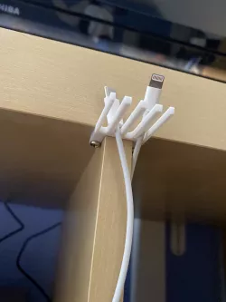 Cable Mount for IKEA Kallax 2x2