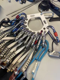 Climbing Gear Organizer Rack