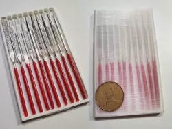 Compact Needle File Case for 2x100x10mm files