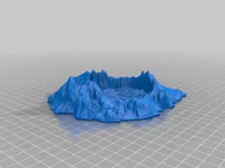 Crater Lake as a Crater for 28mm Gaming