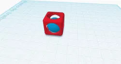 cube with ball