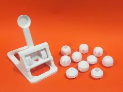Custom Projectiles for Adam-M's "Catapult Card" (model #211679)