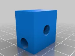 Da Vinci 1.0 to E3D Nozzle conversion block