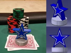 Dallas Cowboys Poker Card Capper