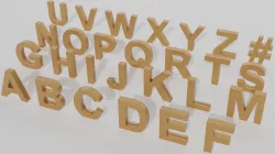 Decorative Alphabet Bag Clip