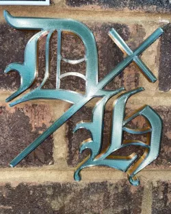 Demon Hunter Initials Logo