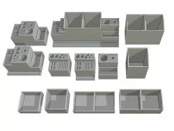 Desk and 3d Printer Organizers
