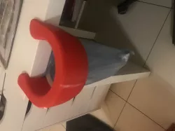 Desk mounted bin
