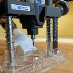 Dremel router vacuum attachment