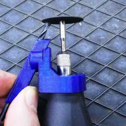 Drill Bit Sharpener for Dremel with Relief Angle