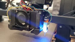 Elegoo Neptune 3 fan shroud with BLTouch mount