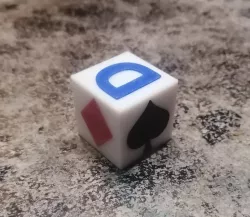 euchre dealer cube. 