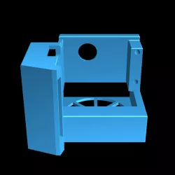 Fan Shroud\Duct for most stock creality 3D printers and is used for Bigger hot ends. Spider, Dragon etc.