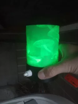 Fantasy Mushroom forest lithophane light