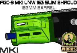 FGC9-MKI UNW163 SLIM shroud or for the FGC6 MKI