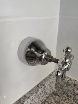 Finishing details for gas knob