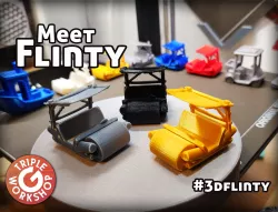 Flinty the stone-age Benchmark #3dflinty