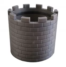 Flower pot "castle"