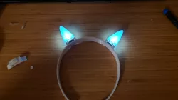 Ghost kitty headband