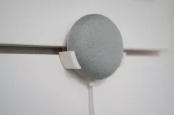 Google Home Mini on IKEA Bed NORDLI