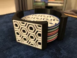 Hexagon Coaster Set - Alternative Holder