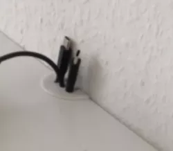 Ikea brimnes cable holder
