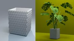 Industrial MONSTERA POT