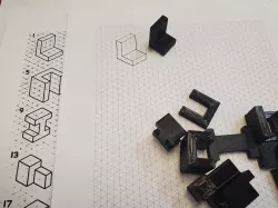 ISOMETRIC DRAWING PRACTICE WITH BLOCKS