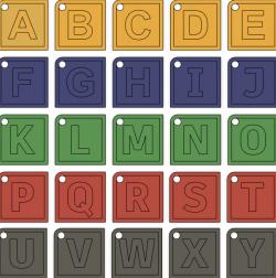 all letters 3D Models | Page 1 | STLFinder