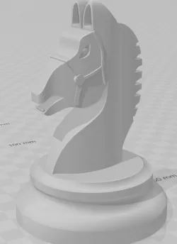 Knight drawn in Onshape