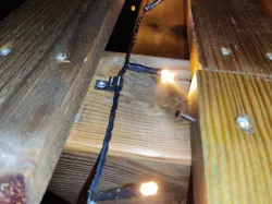 LED string hanger