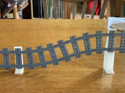 Lego Train Track Wall Mounts